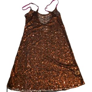 FP Intimately Free Sheer Sequin Night Dress size S